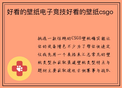 好看的壁纸电子竞技好看的壁纸csgo